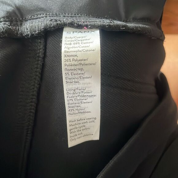 Spanx Black Jeanish Leggings Sz S - Picture 7 of 7